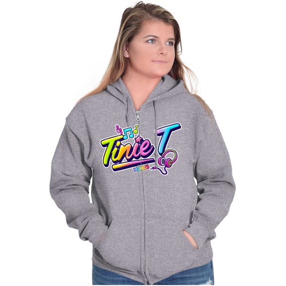 XOMG POP Tinie T Musical Beat Zip Hoodie Sweatshirt Women Brisco Brands X