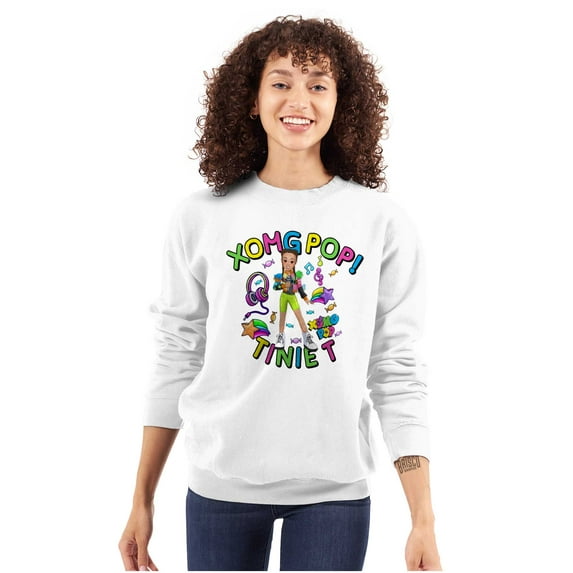 XOMG POP Tinie T Star Power Cartoon Women Plus Size Sweatshirt Brisco Brands 2X