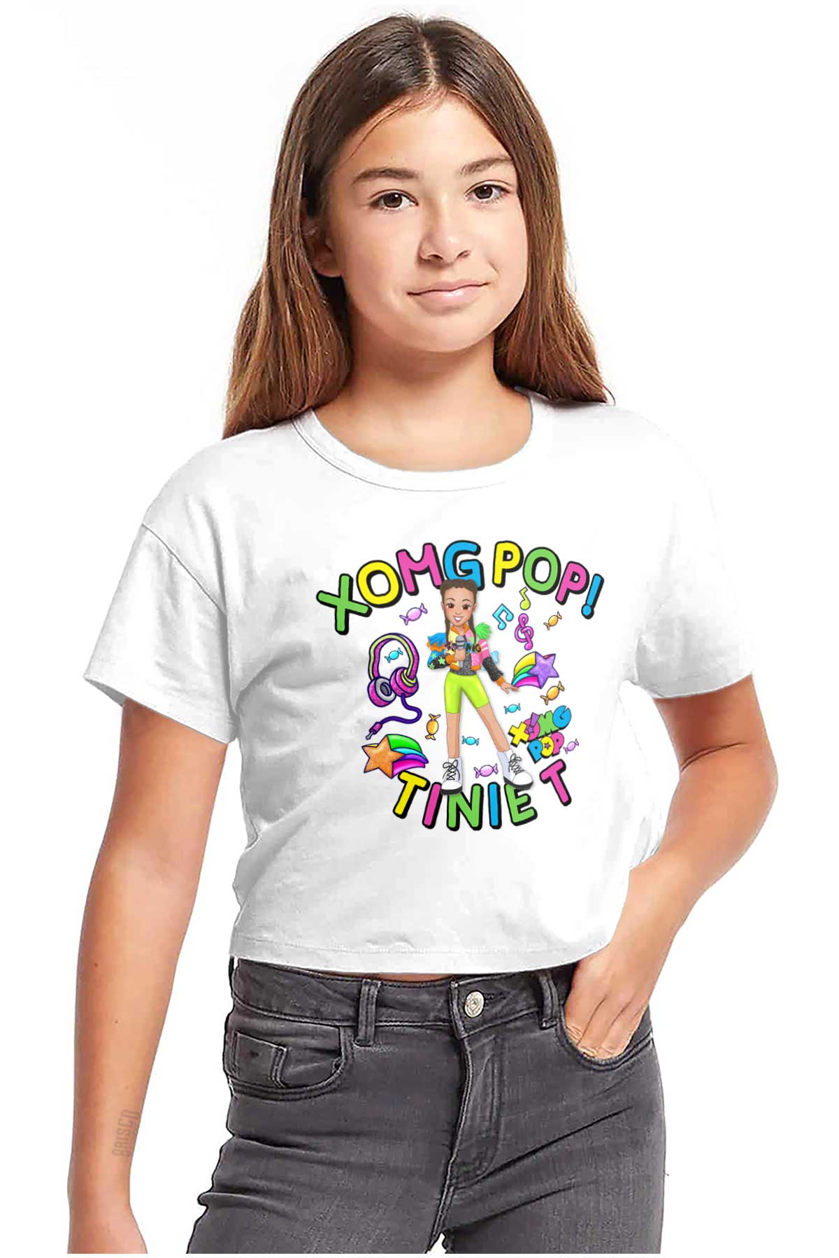 Tenue Shopkins Pour Fille - T-shirt + Legging à Fermeture Éclair - Taille 7/8 Ans
