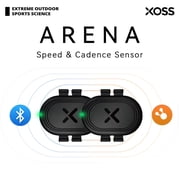 XOSS ARENA Wireless Speed & Cadence Sensor - ANT+ Bluetooth Cycling Computer Sensor for Road & Mountain Bikes, Compatible with iGPSPORT, Bryton, Cycplus