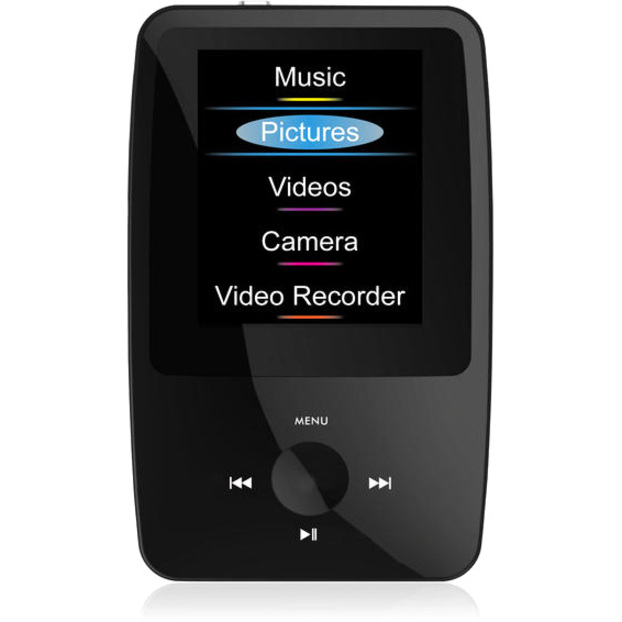 XOVision eSport Clip 4GB MP3/Video Player with LCD Display & Voice Recorder, Black (Refurbished) - image 1 of 5