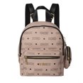 thumbnail image 1 of XOXO All over Print Urban Heart Rose Pink Leather Everyday Backpack with Pouch for Women, 1 of 6