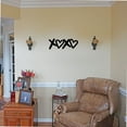 thumbnail image 1 of XOXO - Beautiful Solid Steel Home Decor Decorative Accent Metal Art Sign, 1 of 3