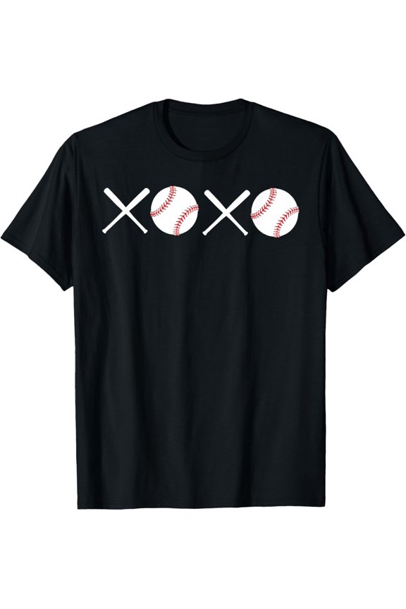 XOXO Funny Baseball love T-Shirt