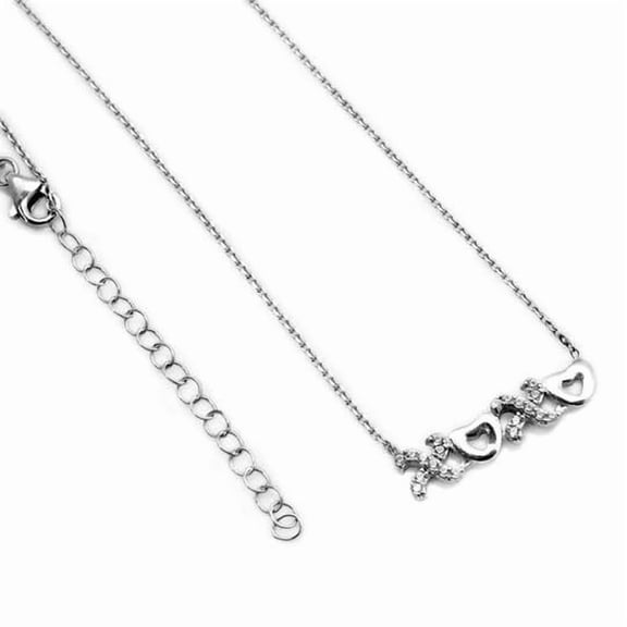 XOXO Hearts CZ Necklace