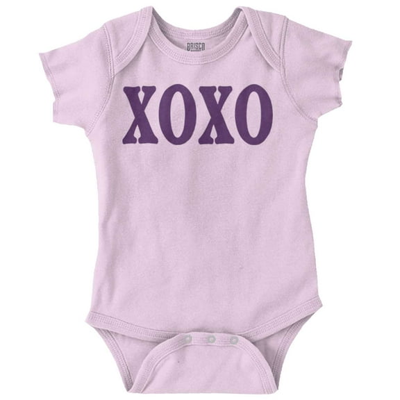 XOXO Hugs Kisses Cute Adorable Romper Boys or Girls Infant Baby Brisco Brands 24M