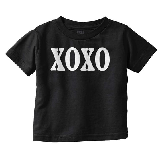 XOXO Hugs Kisses Cute Adorable Toddler Boy Girl T Shirt Infant Toddler Brisco Brands 12M