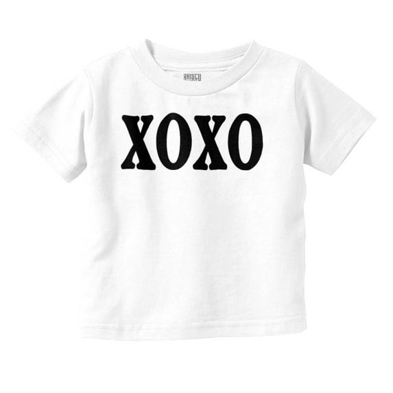 XOXO Hugs Kisses Cute Adorable Toddler Boy Girl T Shirt Infant Toddler Brisco Brands 6M