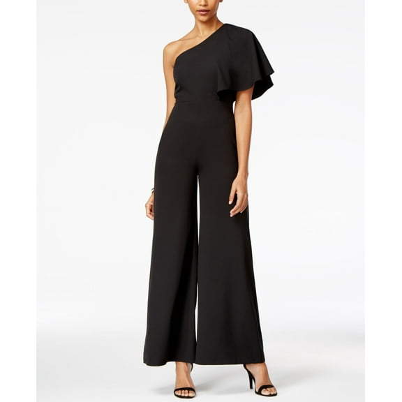 XOXO Juniors One Shoulder Jumpsuit Black XL