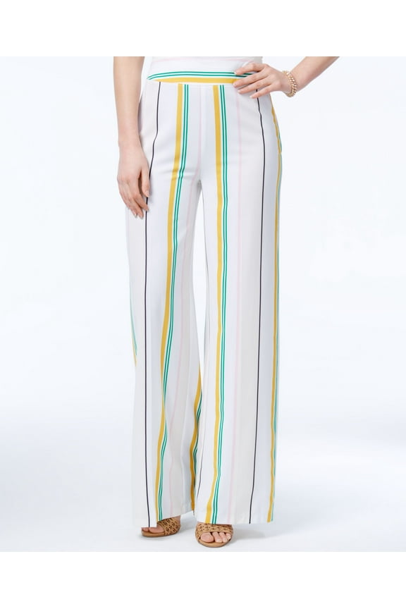 Juniors Striped Wide Leg Pants Multi 7-8