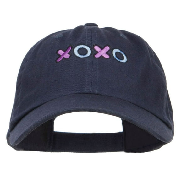 XOXO Love Embroidered Low Cap - Navy OSFM