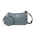 thumbnail image 1 of XOXO Medium Blue Urban Heart Cross Body Everyday Handbag with Purse for Women, 1 of 7