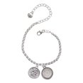 thumbnail image 1 of XOXO - Round Seal Sun Sea Sand Serenity Engraved Bracelet, 1 of 1