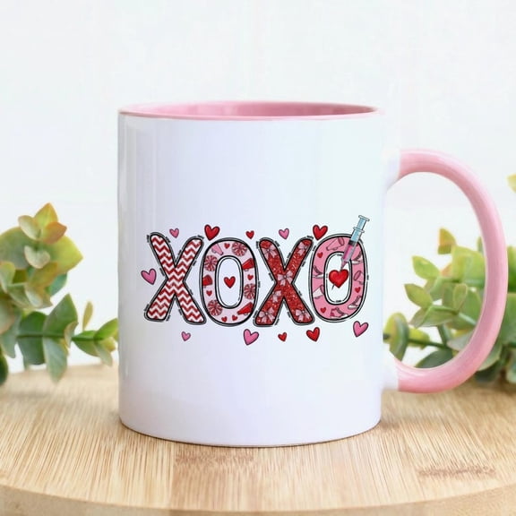 XOXO Running Mug, VaL1entine's Day Gift for Runner, Track and Field, Marathon VaL1entine Mug, VaL1entines Day, Spor VaL1entine Mug, Gift for