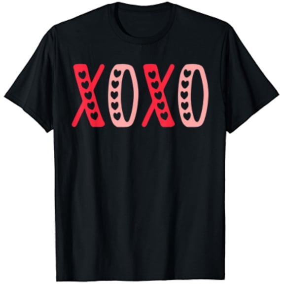 XOXO Sweet Love Love Heart Roman.tic Love Day T-Shirt