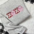 thumbnail image 1 of XOXO Valentine's Embroidered Sweatshirt: Y2K Crewneck, 1 of 4