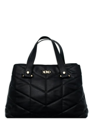Bonia Monogram Tote Black & White Women's Bag Handbag
