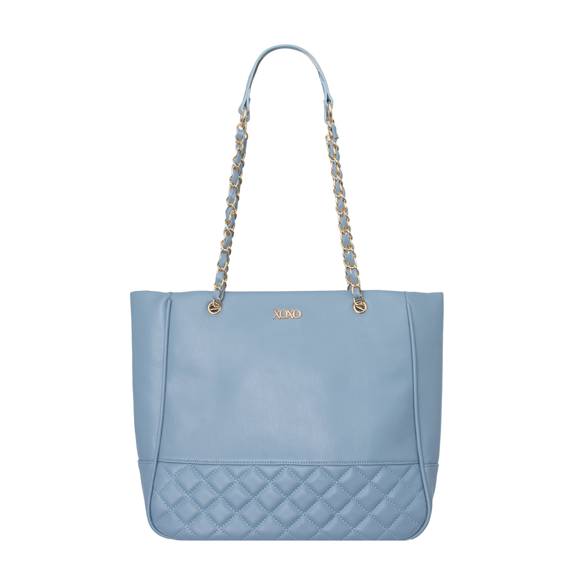 Xoxo Rose Tote w/Chain Handle in Blue | One Size
