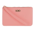 thumbnail image 1 of XOXO Women’s Large Rose Saffiano Multifunction Solid / Patterned Wristlet, 1 of 5