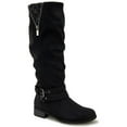 thumbnail image 1 of XOXO Women's Mayne Tall Riding Boot Black Size 6, 1 of 3