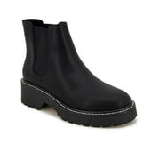 XOXO Womens Glo 2 Leather Round Toe Chelsea Boots