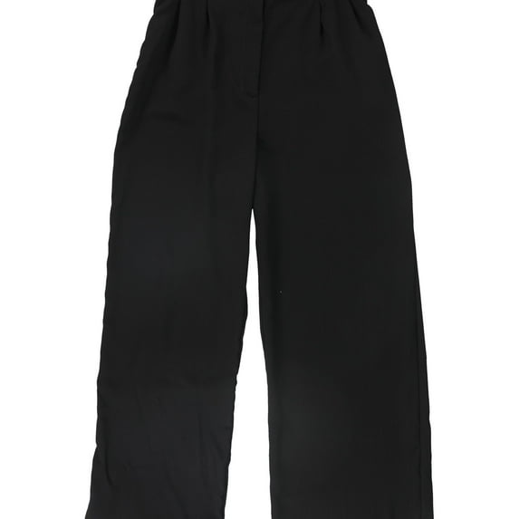 XOXO Womens Wide Leg Casual Trouser Pants, Black, Juniors, 13/14