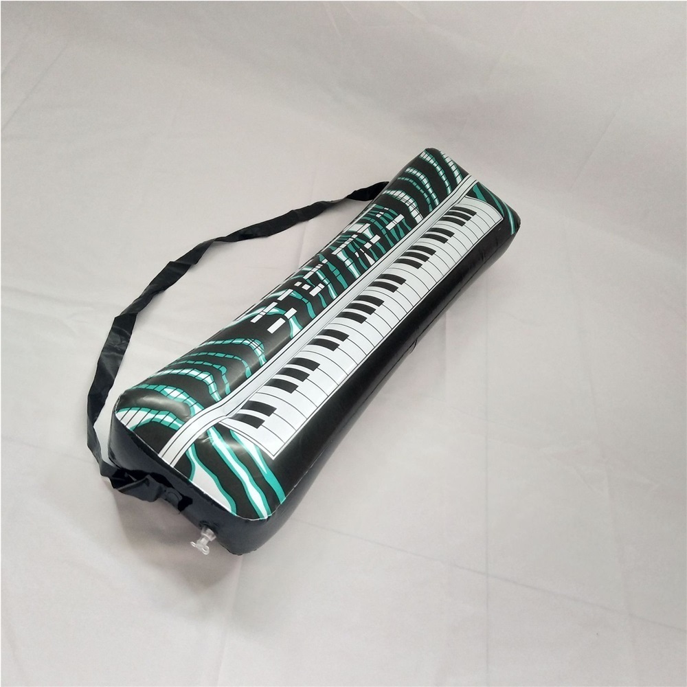 Zugar Land 22 Inch Inflatable Saxophones - 9 Pack (Pink, Green, Orange) For Party Favors, Pretend Play & Photo Booths