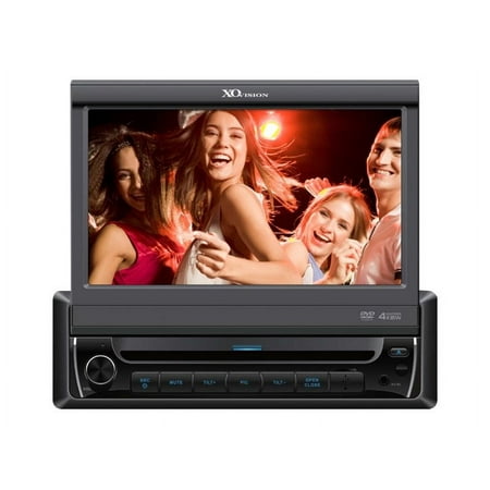 XOvision X341BT - DVD receiver - display - 7" - touch screen - in-dash unit - Single-DIN - 85 Watts x 4