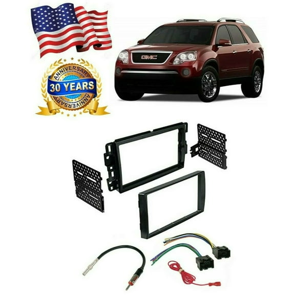 XP Audio Car Stereo 2Din Dash Kit Harness for 2006-16 Buick Chev GMC Pontiac