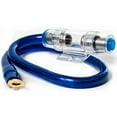 thumbnail image 1 of XP Audio XAGUFHPK4BL 4ga AWG Blue Power Cable 100% OFC Copper With AGU Inline Fuse Holder w/60A Fuse, 1 of 1