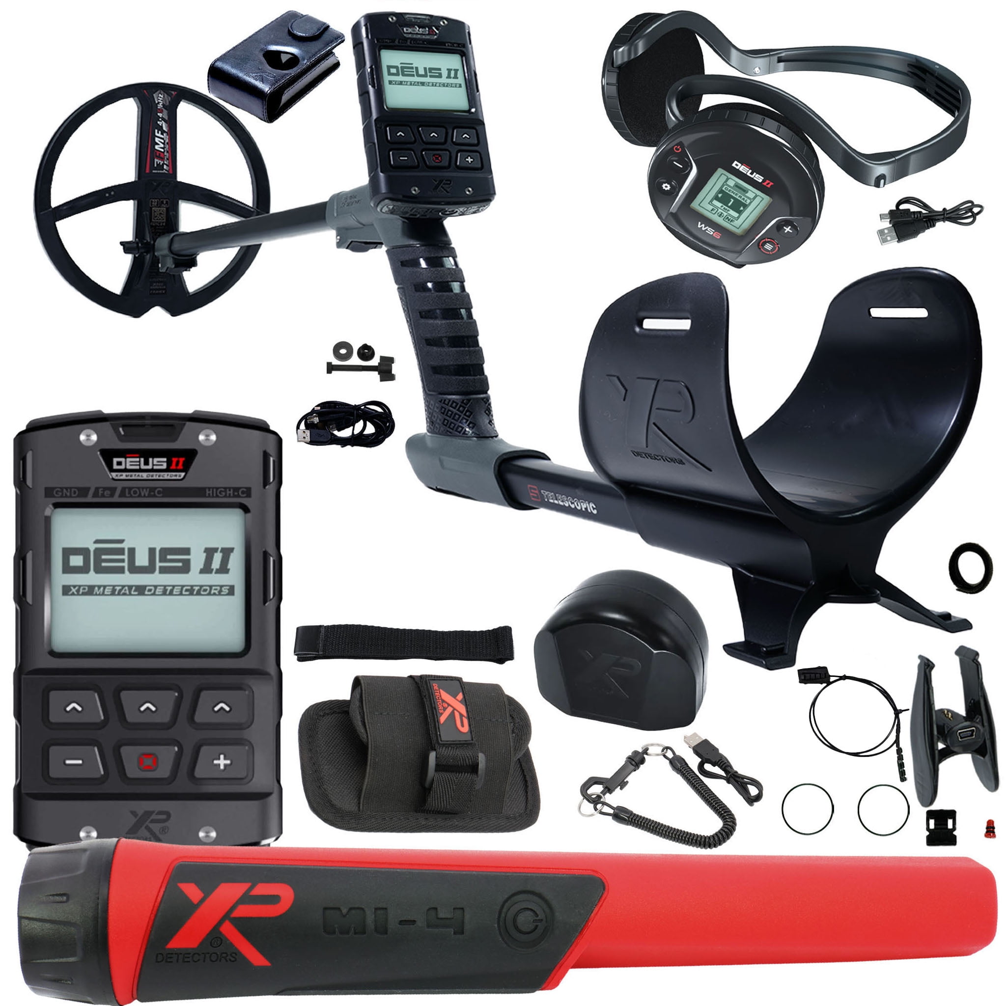 XP DEUS II Fast Multi Frequency Detector with 9