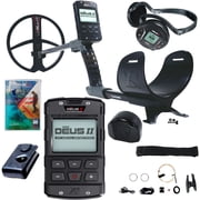 XP DEUS II Fast Multi Frequency RC + WS6 Metal Detector with 11  FMF Search Coil