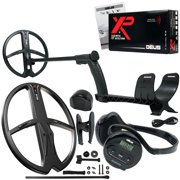 XP Deus Metal Detector Gold & Relic Hunt Bundle, Backphones and 2 Search Coils