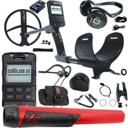 XP Metal Detectors DEUS II Black Multi Frequency FMF Coil Metal Detector