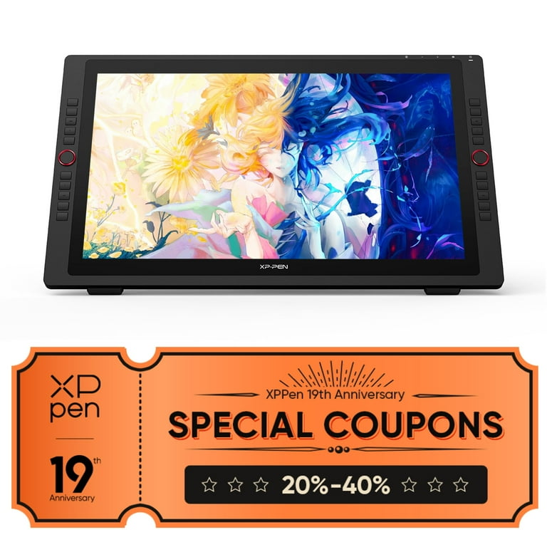 XP-PEN 23.8 Inch Drawing Tablet with Two Pens 2K Resolution Graphic Monitor Art Tablet Display for Laptops (Artist 24 Pro) XP-PEN 23.8 Inch Drawing Tablet with Two Pens 2K Resolution Graphic Monitor Art Tablet Display for Laptops (Artist 24 Pro)