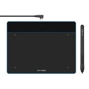 XP-PEN Deco Fun S Graphic Drawing Tablet 6x4 Inches Digital Sketch Pad OSU Tablet for Digital Drawing, OSU, Online Teaching-for Mac Windows Chrome Linux Android OS(Blue)