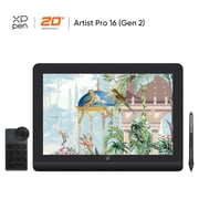 XP-Pen Artist Pro Series Drawing Tablets with Screen,14/16 Graphic Tablet,Latest Gen 2 Design for Animation,2560x1600p,159% SRGB Monito ,16384 Pen Pressure Stylus, Drawing Pad for Laptops