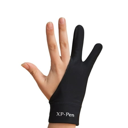 XP-Pen Drawing Anti-fouling Lycra Graphics Two-Finger Glove Free Size