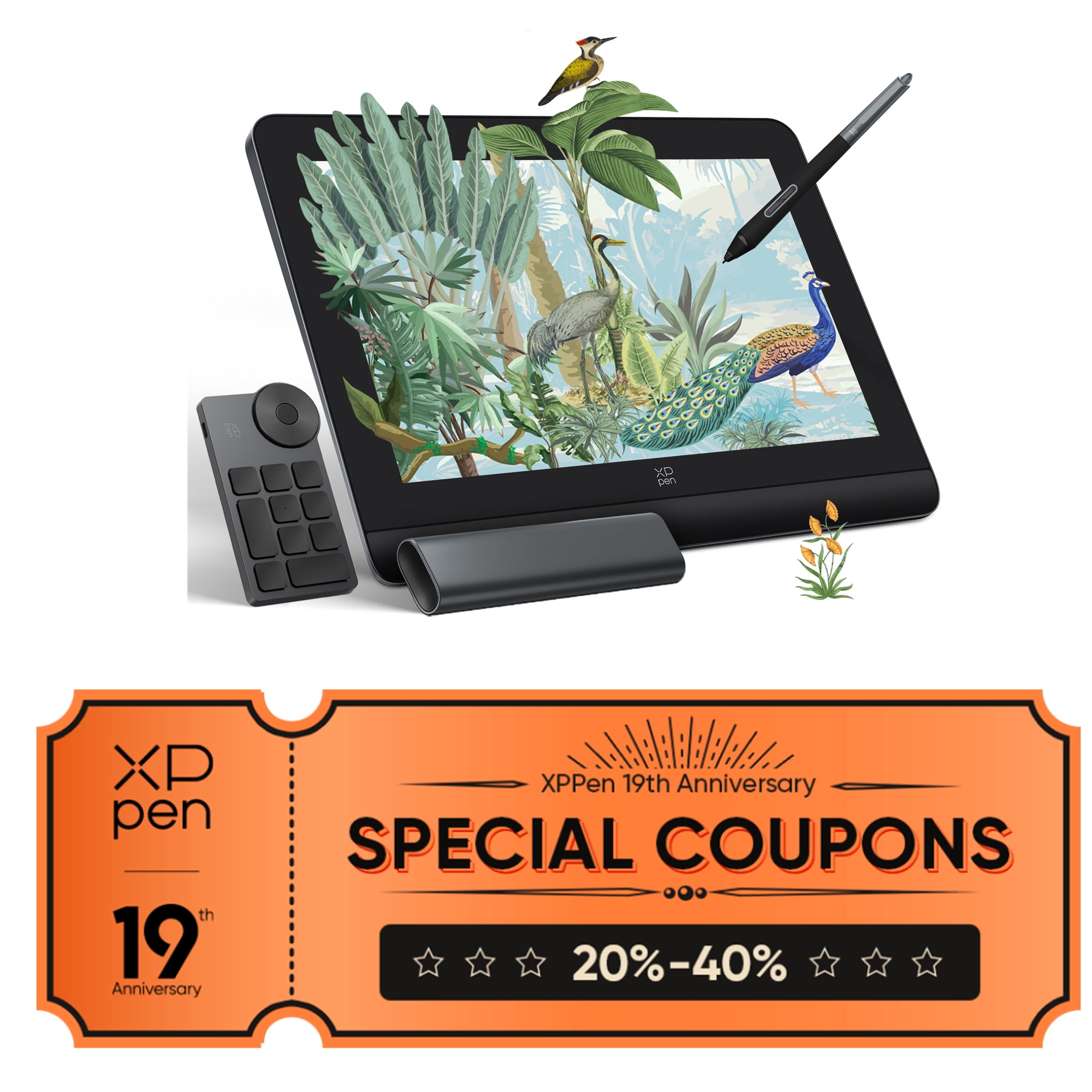 XPPen Artist 16 2nd Gen, 15.4 inch FHD Graphic Tablet, 94 XPPen Artist 16 2nd Gen, 15.4 inch FHD Graphic Tablet, 94