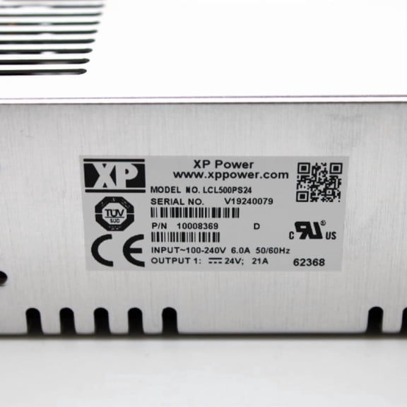 XP Power 24VDC 21A 500W Panel Mount Enclosed AC-DC Power Supply LCL500PS24