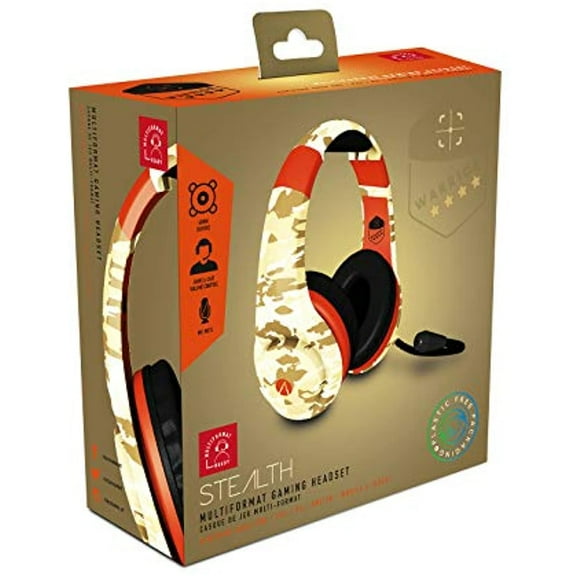 XP-Warrior Desert Camo Multi Format Stereo Gaming Headset (PS4)