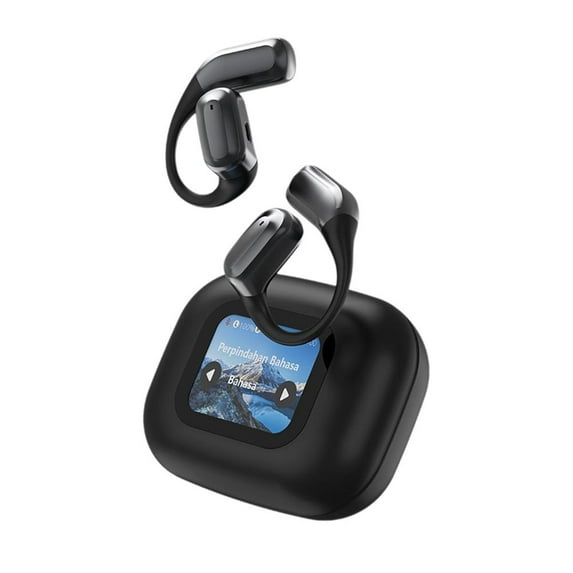 XP2 Over The Ear Wireless Bluetooth Earbuds with Color Touch Screen, TF Card Support, and High-Quality Sound