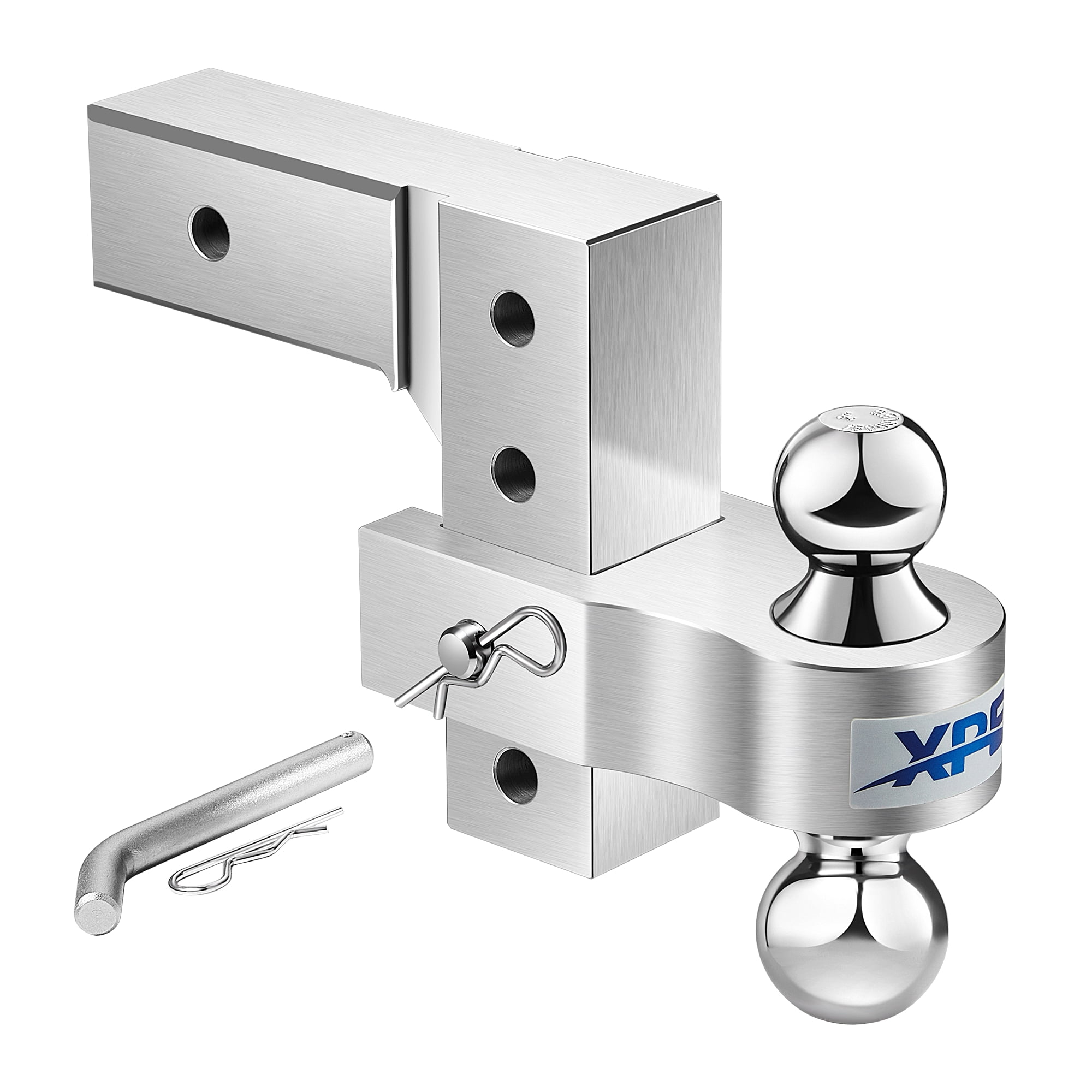 XPE Adjustable Trailer Hitch, Fits 2.5Inch Receiver, 6Inch Drop/Rise