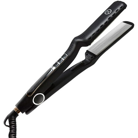 XPERSIS PRO CLASSIC BLACK TITANIUM PLATE FLAT IRON HAIR STRAIGHTENER 1.5 INCH 450 ?