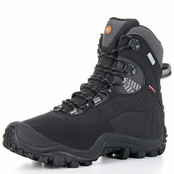 XPETI Waterproof Warm Mens Boot Men's Hiking Boots Thermator Black