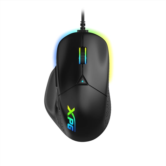 XPG ALPHA Wired Gaming Mouse - Black w/ RGB Omron Switches USB-C PAW3335 Sensor