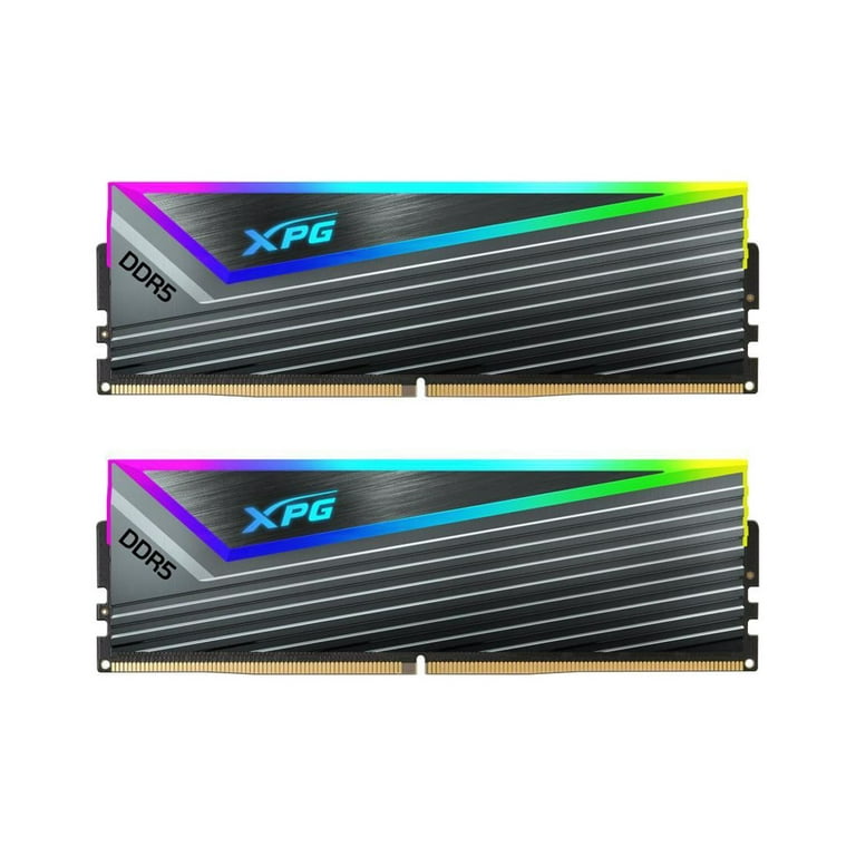 XPG Caster RGB 32GB (2 x 16GB) 288-Pin PC RAM DDR5 6000 (PC5 48000) RGB  Desktop Memory Model AX5U6000C4016G-DCCARGY 