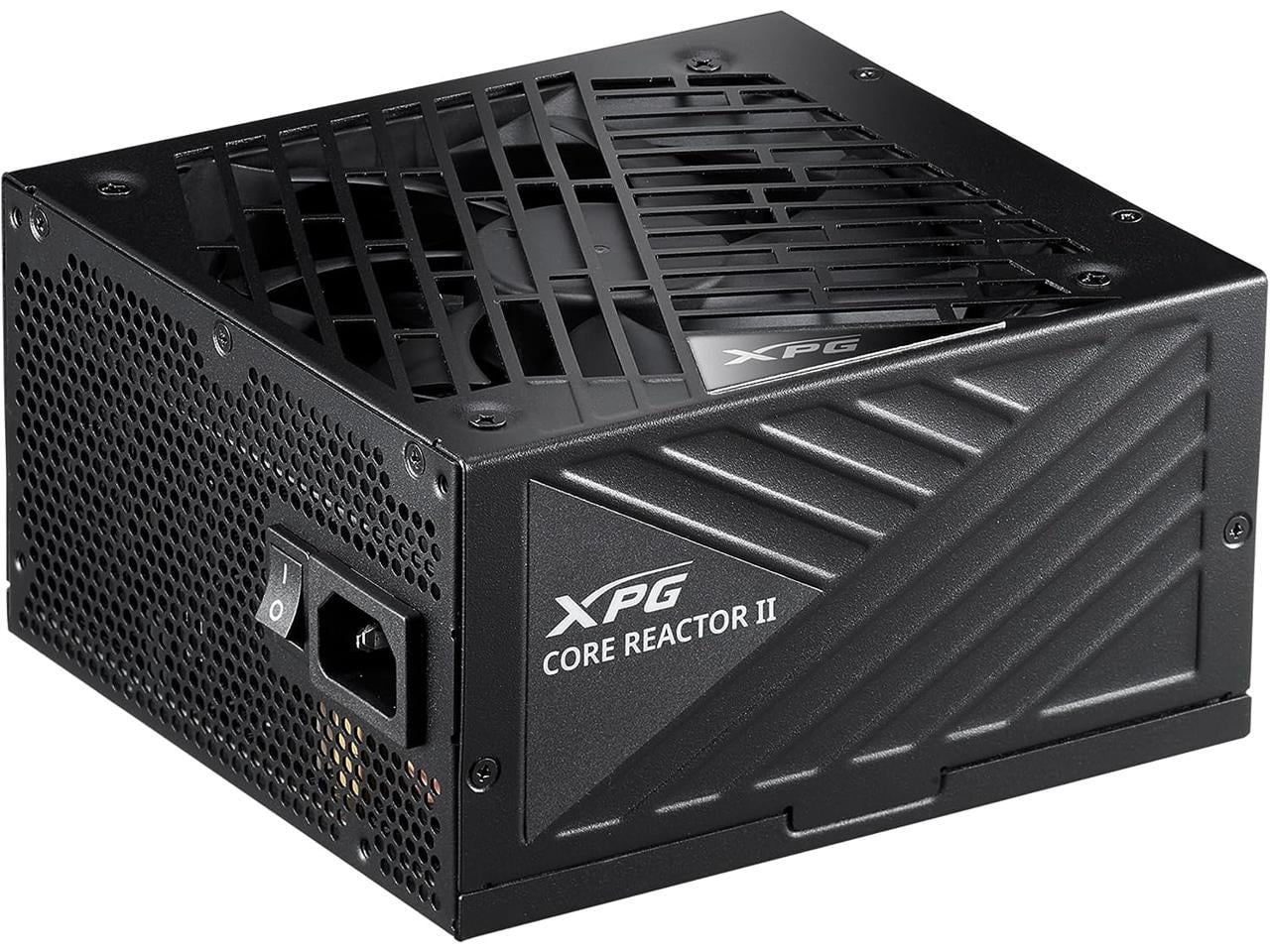XPG Core Reactor II 1000W PCIE 5 & ATX 3.0 Power Supply - Full Modular - 80 Plus and Cybenetics GOLD Certified - 100% Japanese 105°C Capacitors (COREREACTORII1000G-BKCUS)