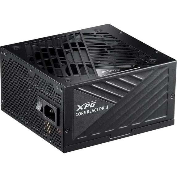 XPG Core Reactor II 1000W PCIE 5 & ATX 3.0 Power Supply - Full Modular - 80 Plus and Cybenetics GOLD Certified - 100% Japanese 105°C Capacitors (COREREACTORII1000G-BKCUS)