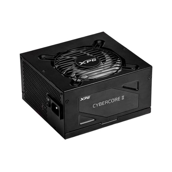 XPG Cybercore II 1000W PCIE 5 & ATX 3.0 Power Supply - Full Modular - 80 Plus and Cybernetics Platinum Certified - 100% Japanese 105°C Capacitors -(CYBERCOREII1000P-BKCUS)